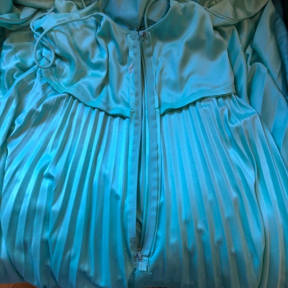 70’s vintage spaghetti strap Maxi Dress Handmade quality. - Picture 7 of 9